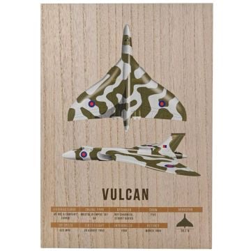 Vulcan Wood Effect Wall Plaque
