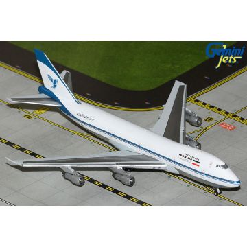 Gemini Jets Iran Air Boeing 747-100B (Polished Belly) Diecast - EP-IAM - 1/400