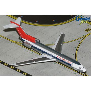 Gemini Jets Northwest Orient Boeing 727-200/Adv (1980s thermometer polished livery) Diecast - N298US - 1/400