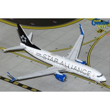 Gemini Jets United Airlines Boeing 737-800W Star Alliance Livery Diecast - N76516 - 1/400