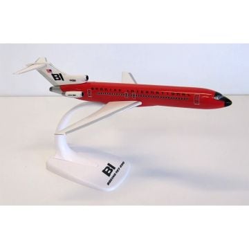 Braniff Boeing 727-200 Red Plastic Model - 1/200