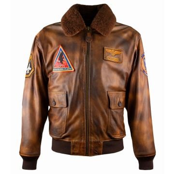 Top Gun Hook Leather Jacket