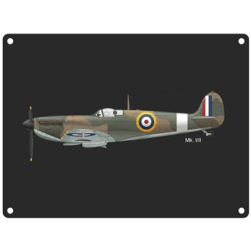 Spitfire Metal Sign
