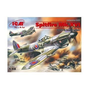 ICM Spitfire Mk.XVI 1:48 Scale Plastic Kit