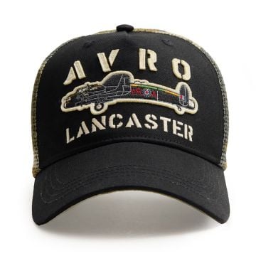 Red Canoe Avro Lancaster Mesh Back Baseball Cap - Black