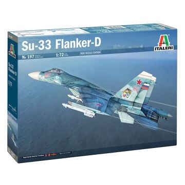 Italeri Su-33 Sea Flanker–D 1:72 Plastic Kit