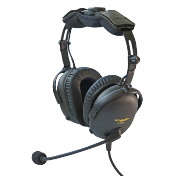 PM6 Aviation ANR Headset with CO detector