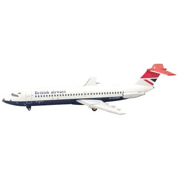 British Airways BAC One-Eleven - G-AVMS - Negus Livery - Diecast - 1/200
