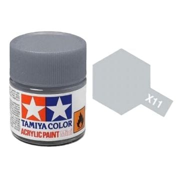 Tamiya X-11 Chrome Silver Gloss Acrylic Paint 10ml