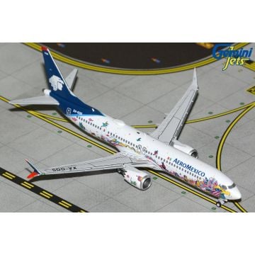 Gemini Jets Aeromexico B737 Max 9 "Kukulcan" Livery Diecast - XA-GQS - 1/400