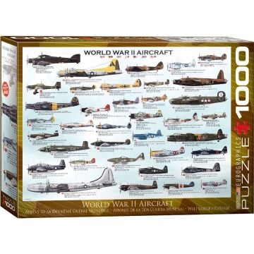 EuroGraphics World War II Aircraft Jigsaw (1000 pieces)