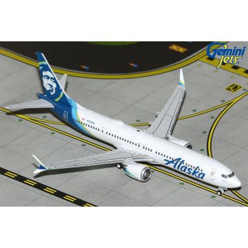 Gemini Jets Alaska Airlines Boeing 737 Max 9 Diecast - N708AL - 1/400