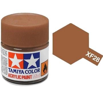 Tamiya XF-28 Dark Copper Matt Acrylic Paint 10ml