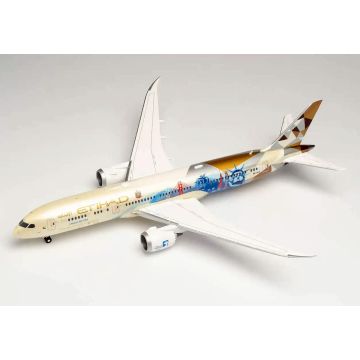 Etihad Boeing 787-9 "Choose the USA" Livery Plastic Model - A6-BLE - 1/200