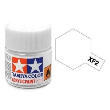 Tamiya XF-2 Flat White Acrylic Paint 10ml