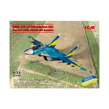 ICM MiG-29 of Ukrainian Air Forces with JDAM-ER Bombs 1:72 Plastic Kit