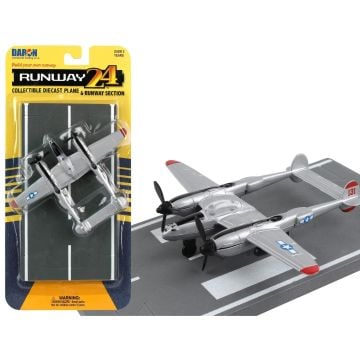 Runway24 P-38J Lightning Silver (USAAF)