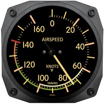 thumbnail image 2 of Trintec 10" Altimeter Aircraft Instrument Aviation Wall Clock – 3060-10 – Made In Canada 2 of 5