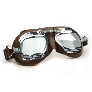 Mark 410 Brown Leather Goggles