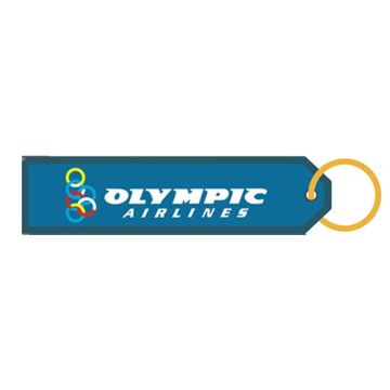Olympic Airlines Embroidered Keyring