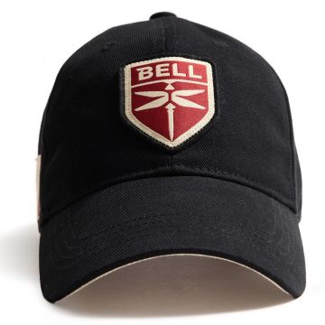 Red Canoe Bell Helicopter Baseball Cap - Black