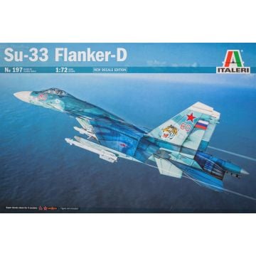 Italeri Su-33 Sea Flanker–D 1:72 Plastic Kit