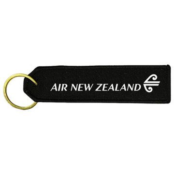 Air New Zealand 2012 Black Embroidered Keyring