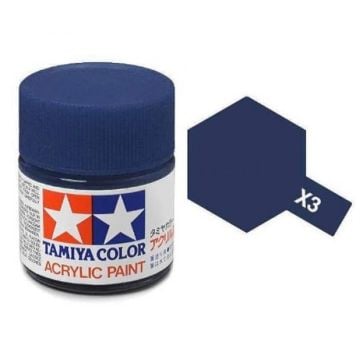 Tamiya X-3 Royal Blue Gloss Acrylic Paint 10ml