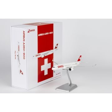 Swiss Airlines Airbus A350-900 Diecast with Stand - HB-IFB - 1/400