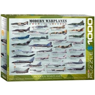 EuroGraphics Modern Warplanes Jigsaw (1000 pieces)