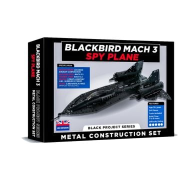 Blackbird Mach 3 Spy Plane Metal Construction Set