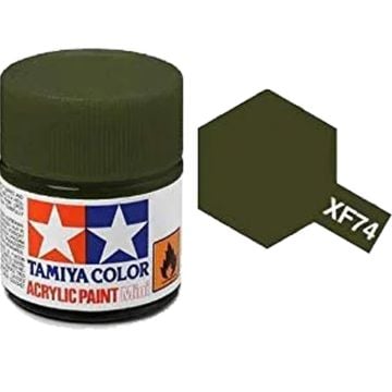 Tamiya XF-74 Olive Drab Matt Acrylic Paint 10ml