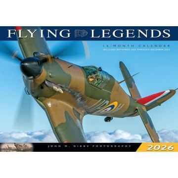 Flying Legends Calendar 2026: 16 Months