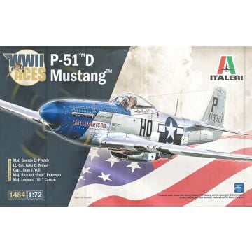 Italeri P-51D Mustang Aces 1:72 Plastic Kit