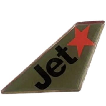 JetStar Tail Pin Badge