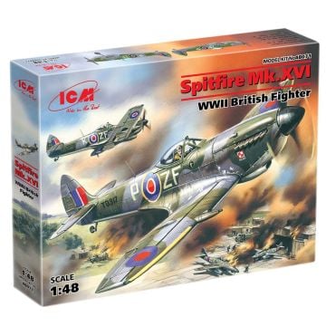 ICM Spitfire Mk.XVI 1:48 Scale Plastic Kit