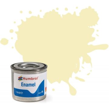 Humbrol No. 41 Ivory Gloss Enamel Paint 14ml
