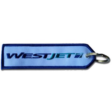 WestJet Embroidered Keyring
