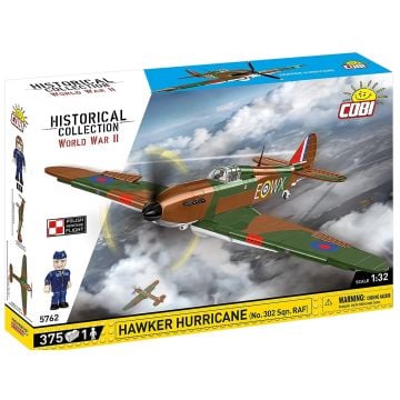 Hawker Hurricane No. 302 Squadron RAF Brick Model Kit