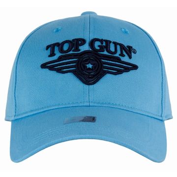 Top Gun 3D Logo Baseball Cap in Light Blue