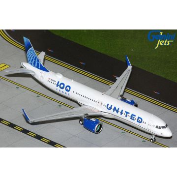 Gemini Jets United Airlines Airbus A321 neo '100 Years' Livery Diecast - N61101 - 1/200