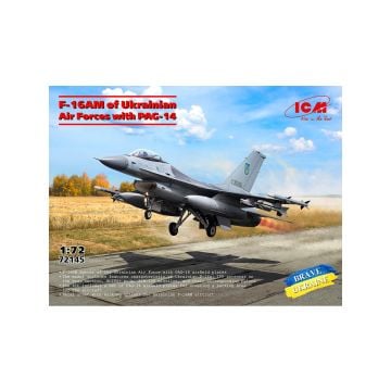 ICM F-16AM of Ukrainian Air Forces with PAG-14 1:72 Plastic Kit