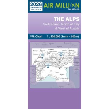 Air Million The Alps VFR Chart - 2026