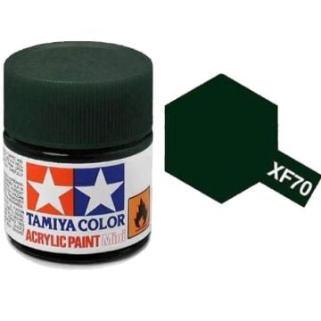 Tamiya XF-70 Dark Green 2 Matt Acrylic Paint 10ml