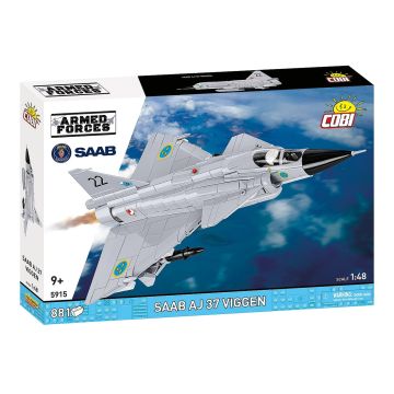 Saab AJ 37 Viggen Brick Model Kit