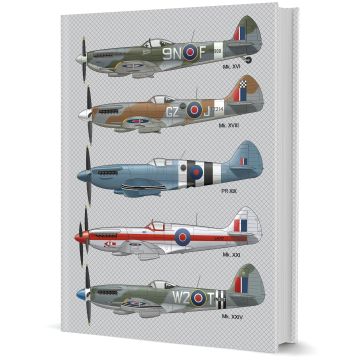 Spitfire Montage Hardback Notebook