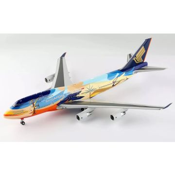 Singapore Airlines B747-400 9V-SPL "Tropical" Livery - Diecast Model - 1/200 Scale
