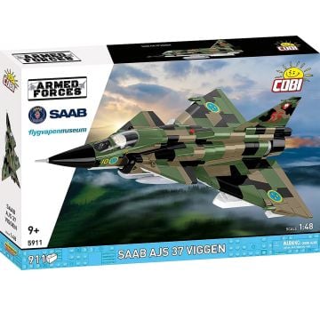 Saab AJS 37 Viggen Brick Model Kit
