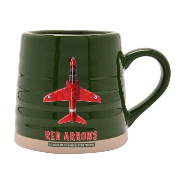RAF Red Arrows Potters Mug - Green