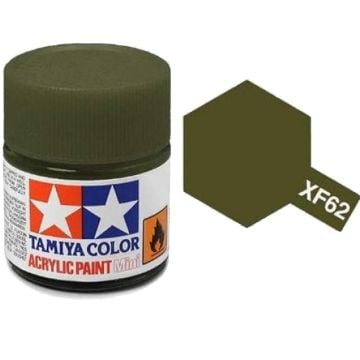 Tamiya XF-62 Olive Drab Matt Acrylic Paint 10ml